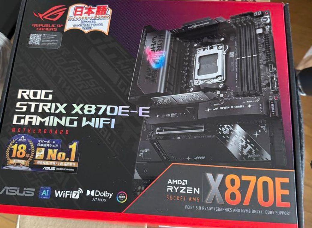 ASUS ROG STRIX X870E-E GAMING WIFIマザーボード