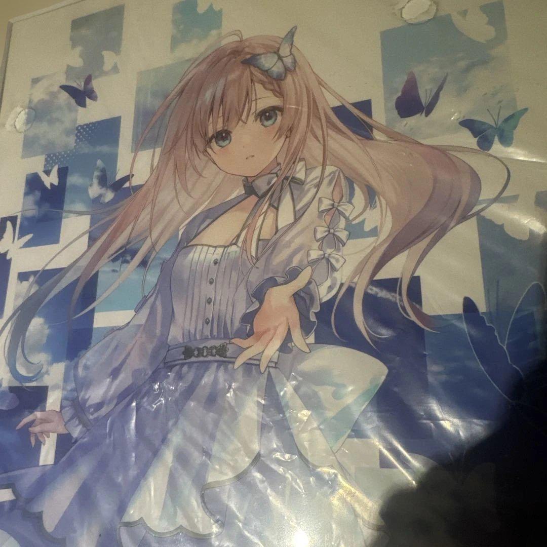 額付きアートグラフ　gofa フカヒレ　直筆 サイン　forget me not 額付きアートグラフ gofa フカヒレ 直筆 サイン forget me not