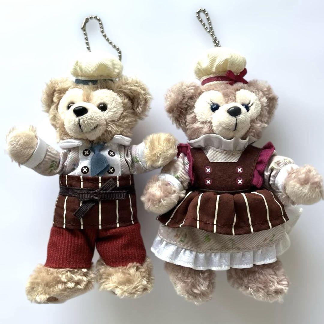 スウィートダッフィー シェリーメイ ぬいばセット ディズニーシー ダッフィー&シェリーメイ ぬいぐるみバッジ