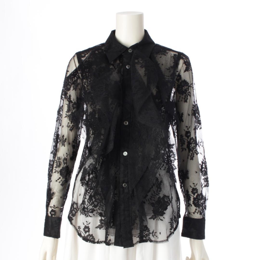 【黒い薔薇期】COMME des GARCONS　AD2022 フリル ブラウス