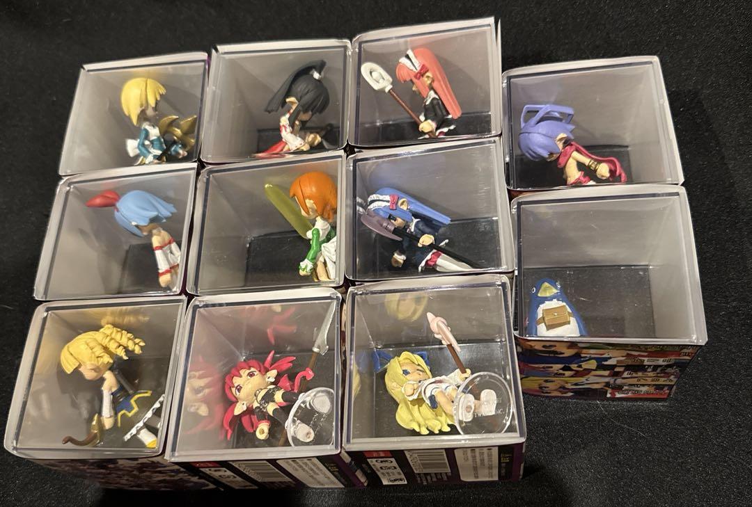 魔界戦記ディスガイア 彩色済みフィギュア８種+レアカラー武器12種類　とらのあな