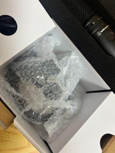 【美品・動作確認済】Audio-Technicaコンデンサーマイク（箱付属品有）