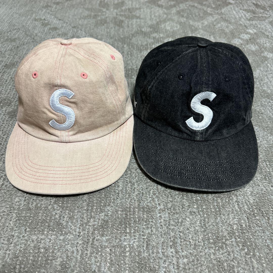 Supreme S Logo 6-Panel キャップ 2点セット