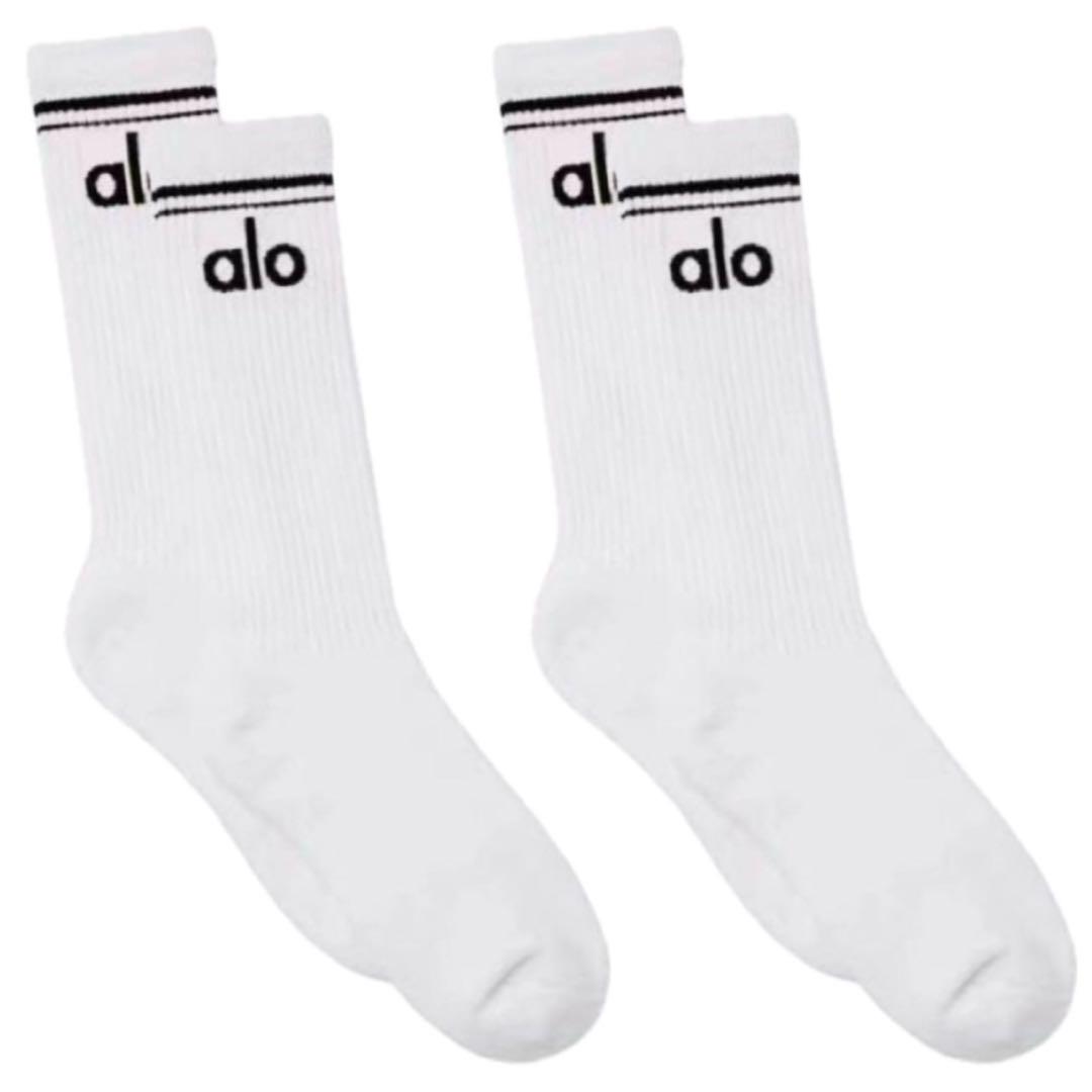 新品未使用】2足セット Alo Yoga 白 ソックス アローヨガ