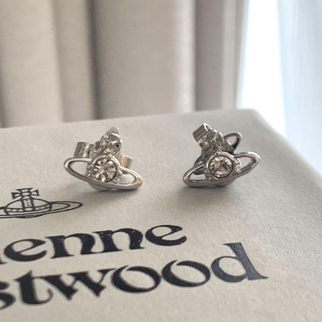 ヴィヴィアンピアス 両耳 新品｜Vivienne Westwood 両耳ピアス シルバー ヴィヴィアン
