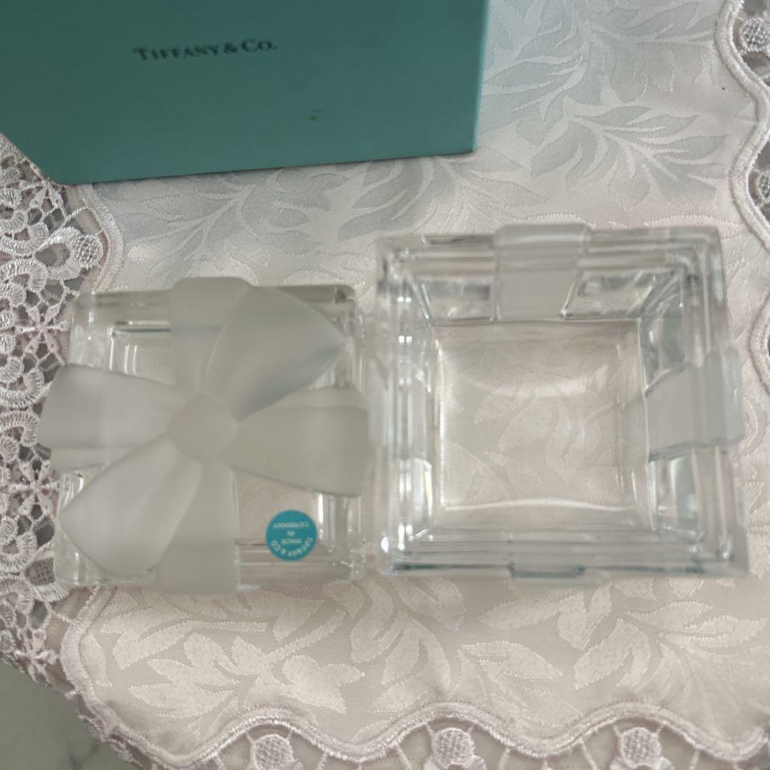 Tiffany & Co. クリスタルリボン付き小物入れ
