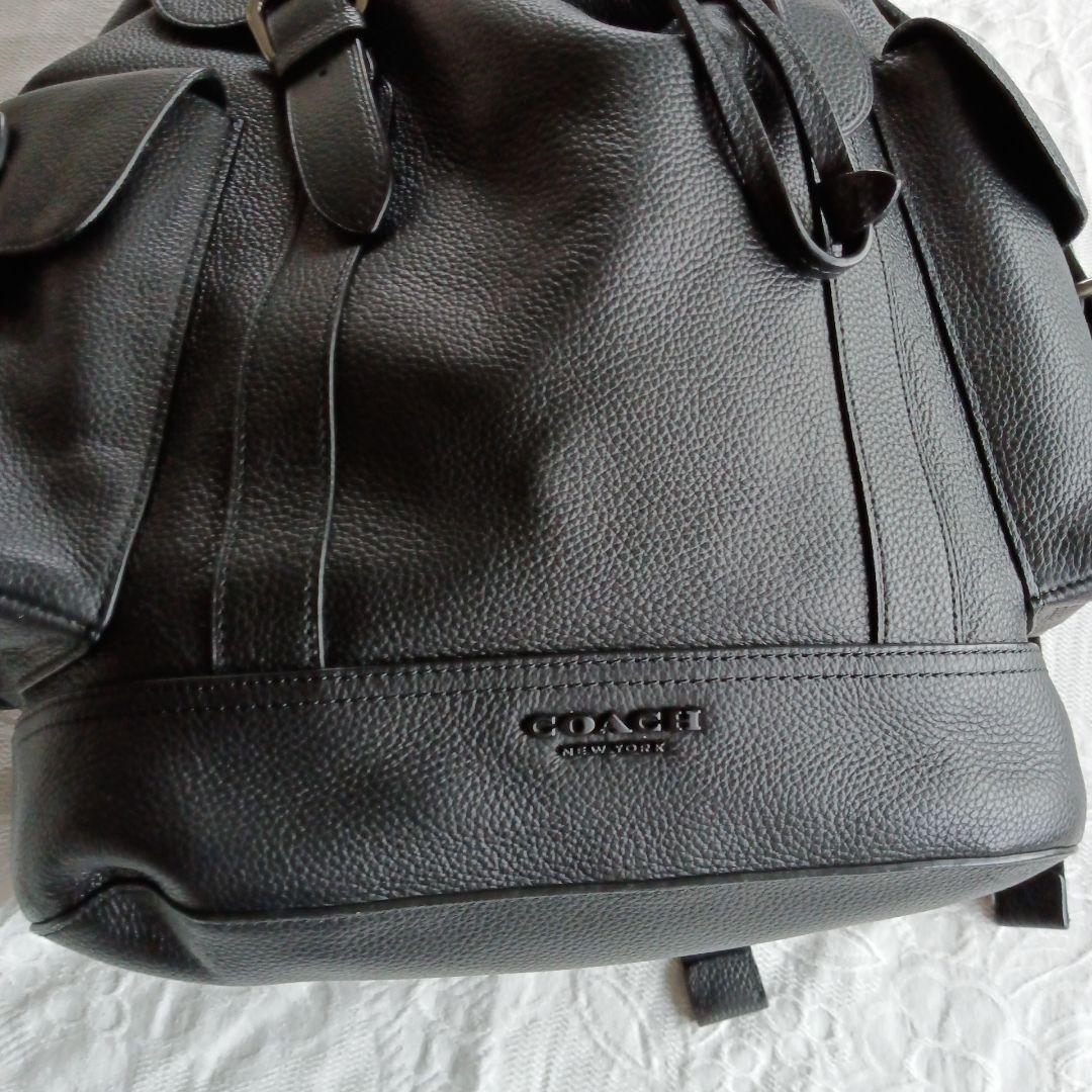 専用です【美品】COACH 黒 レザー バックパック