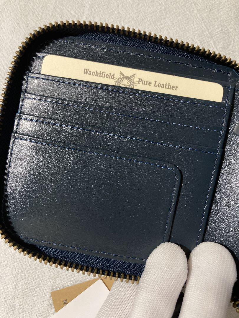 新品未使用】wachifield わちふぃーるど 青い街 ラウンド 財布