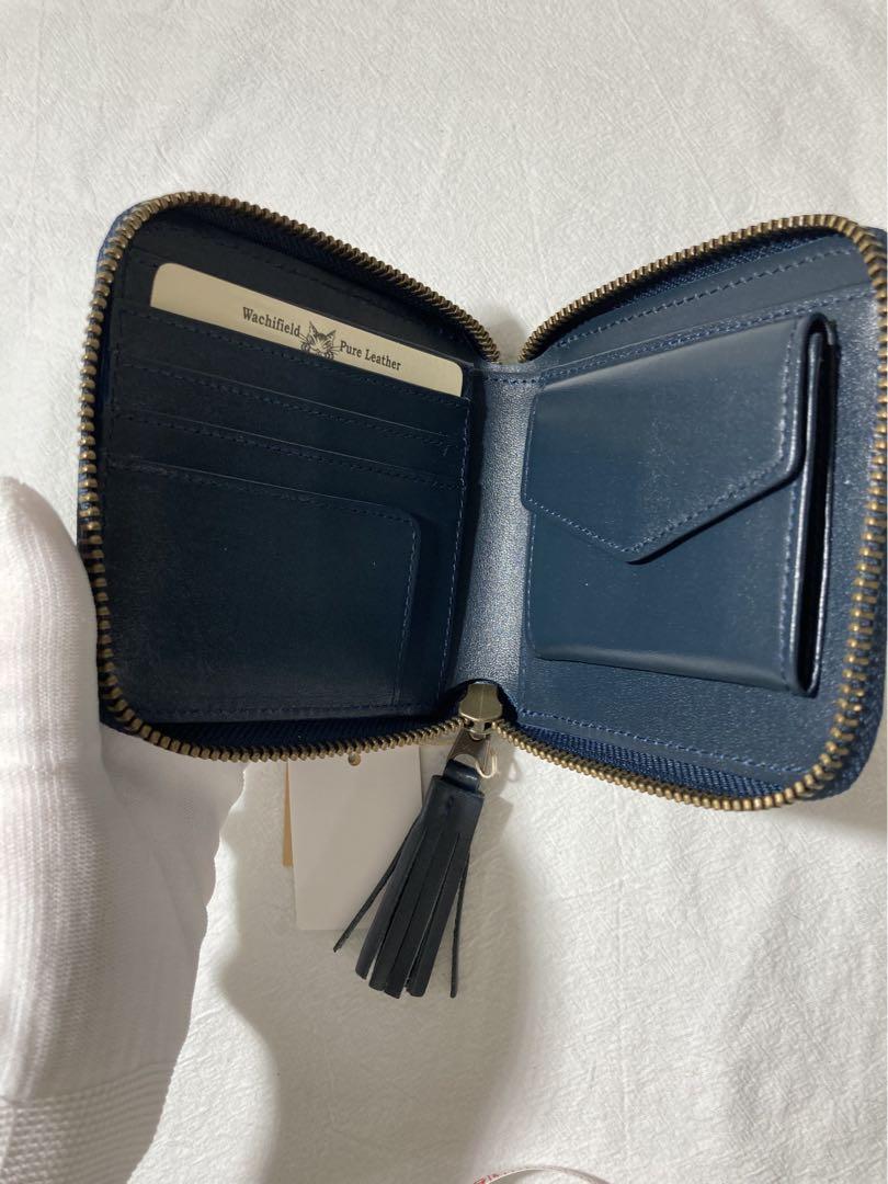 新品未使用】wachifield わちふぃーるど 青い街 ラウンド 財布