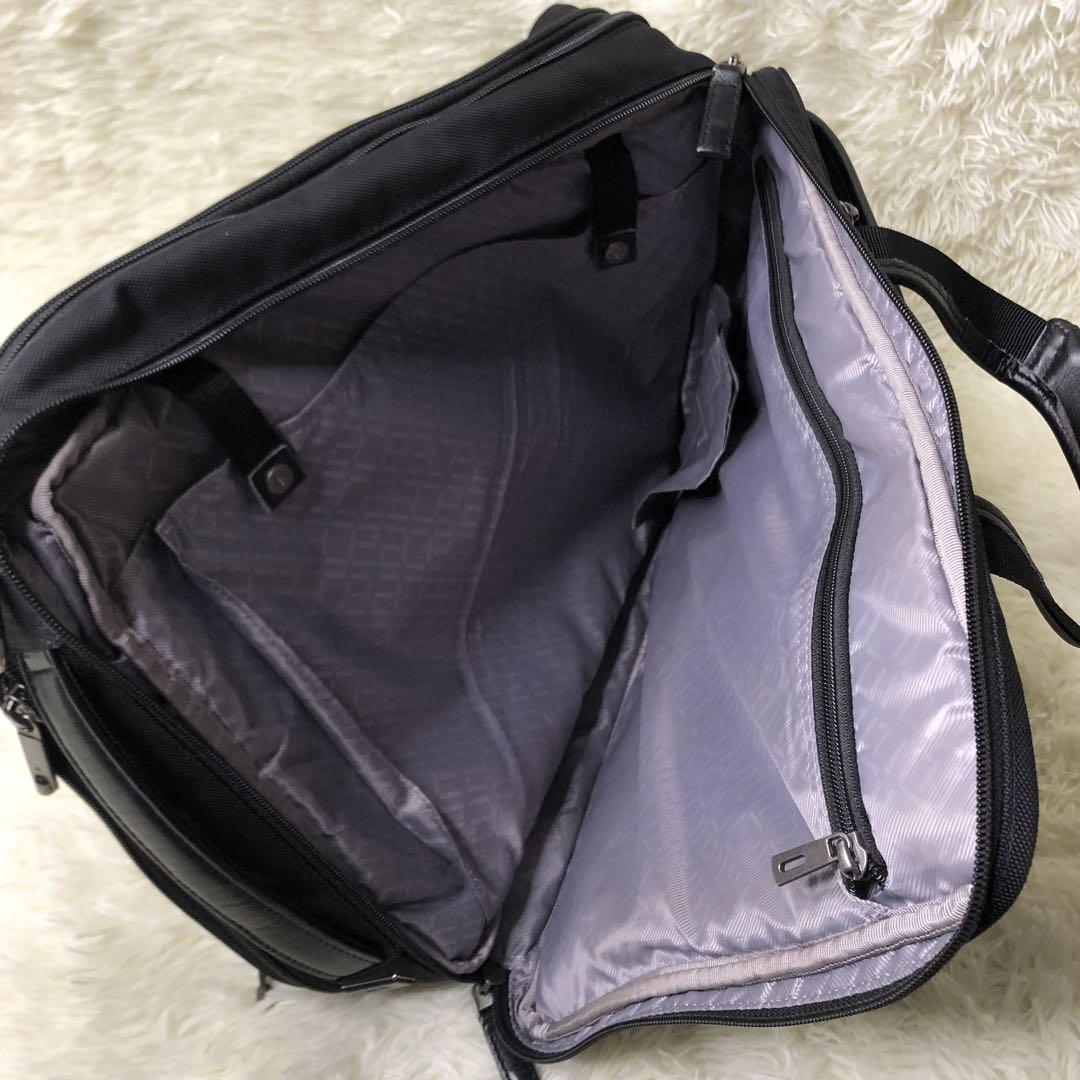 【美品】ace.（エース）ビジネスバッグ 3way ブラック 収納多数 通勤