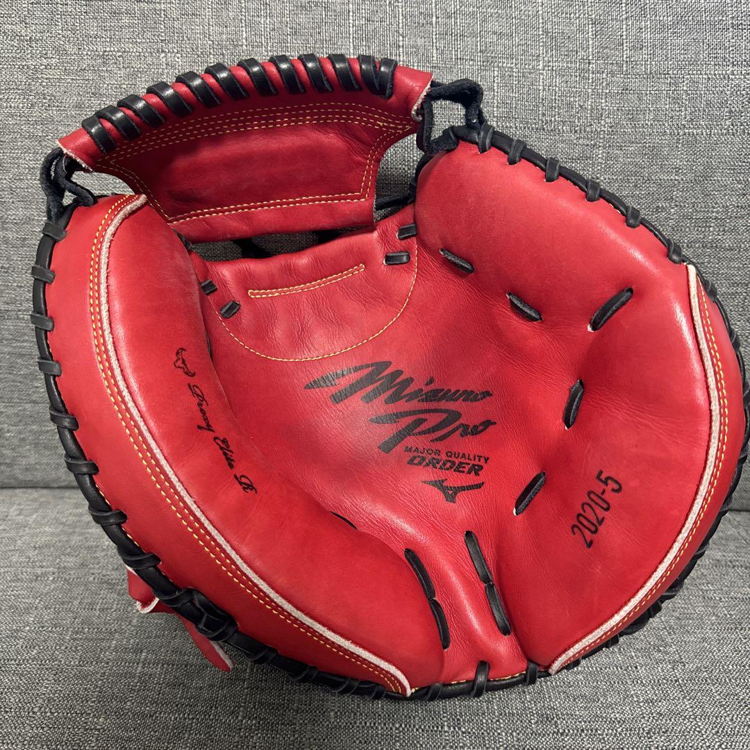 値下交渉あり mizuno pro 捕手用 軟式 画像3