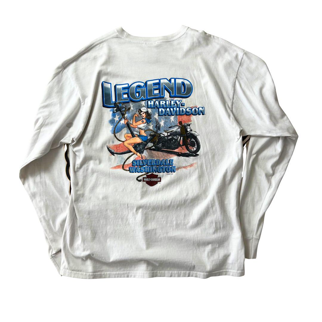 Harley Davidson トライバル ロンＴ ハーレー Tシャツ 長袖