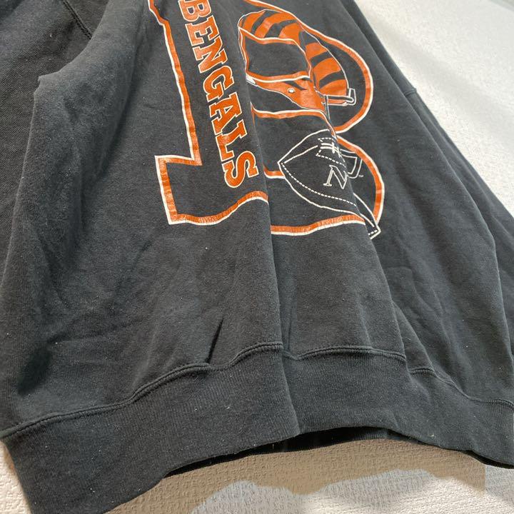SALE人気 希少 スウェット XL 黒 大きい ZT3vb-m44072547801 BENGALS NFL アメフト ベンガルズ 安い限定品