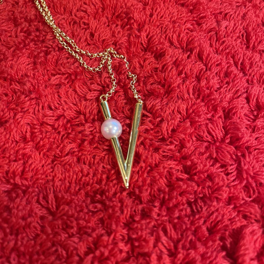 MIKIMOTO V Code ペンダント