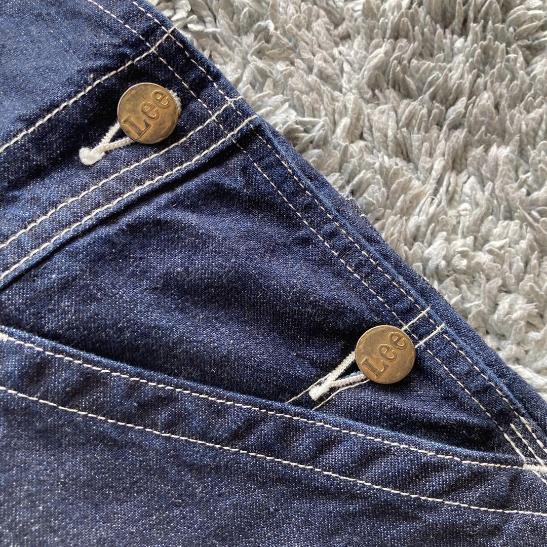美品 Lee リー DUNGAREES デニム オーバーオール LM7254