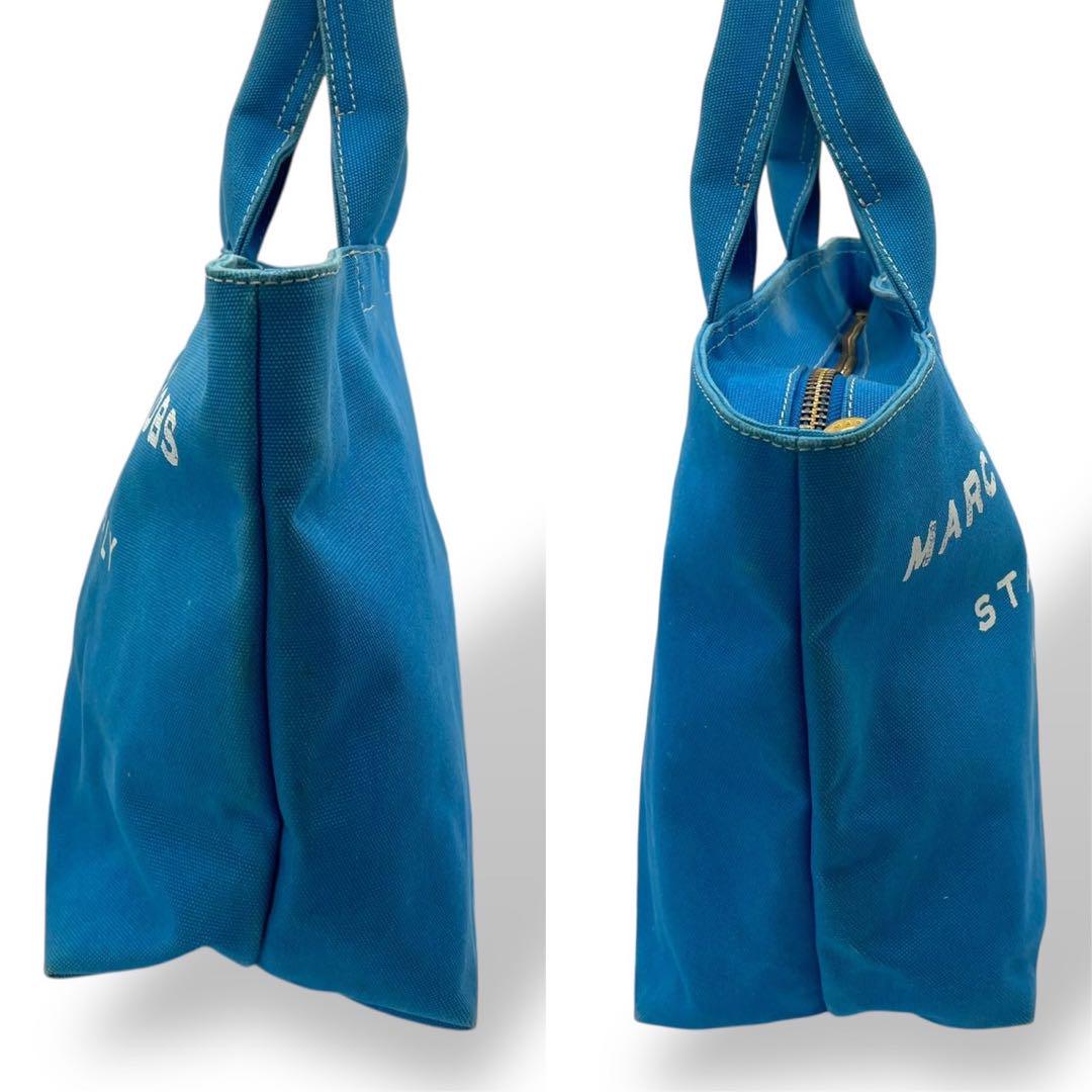 激安アウトレット 美品 A4収納 舟形 キャンバス トートバッグ マークジェイコブス バッグ