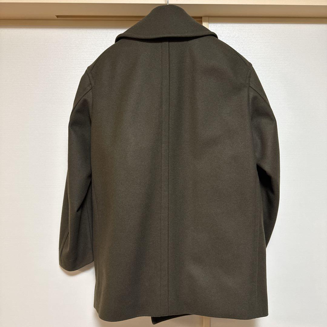 【美品】UNIQLO+J ウールブレンドオーバーサイズピーコート Mサイズ