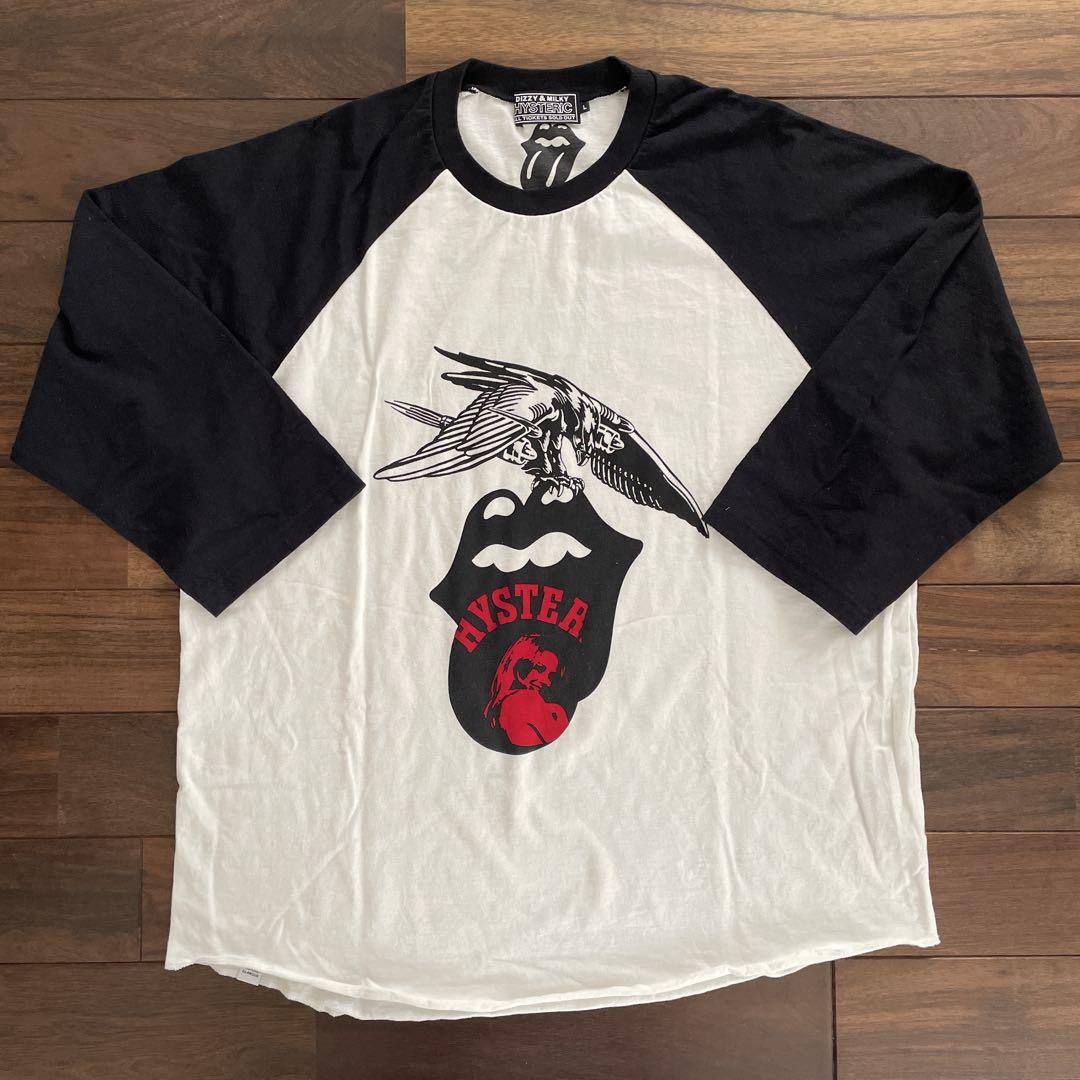 ヒステリックグラマー ローリングストーンズ 1975七分袖Tシャツ ヒステリックグラマー ローリングストーンズ 1975七分袖Tシャツ