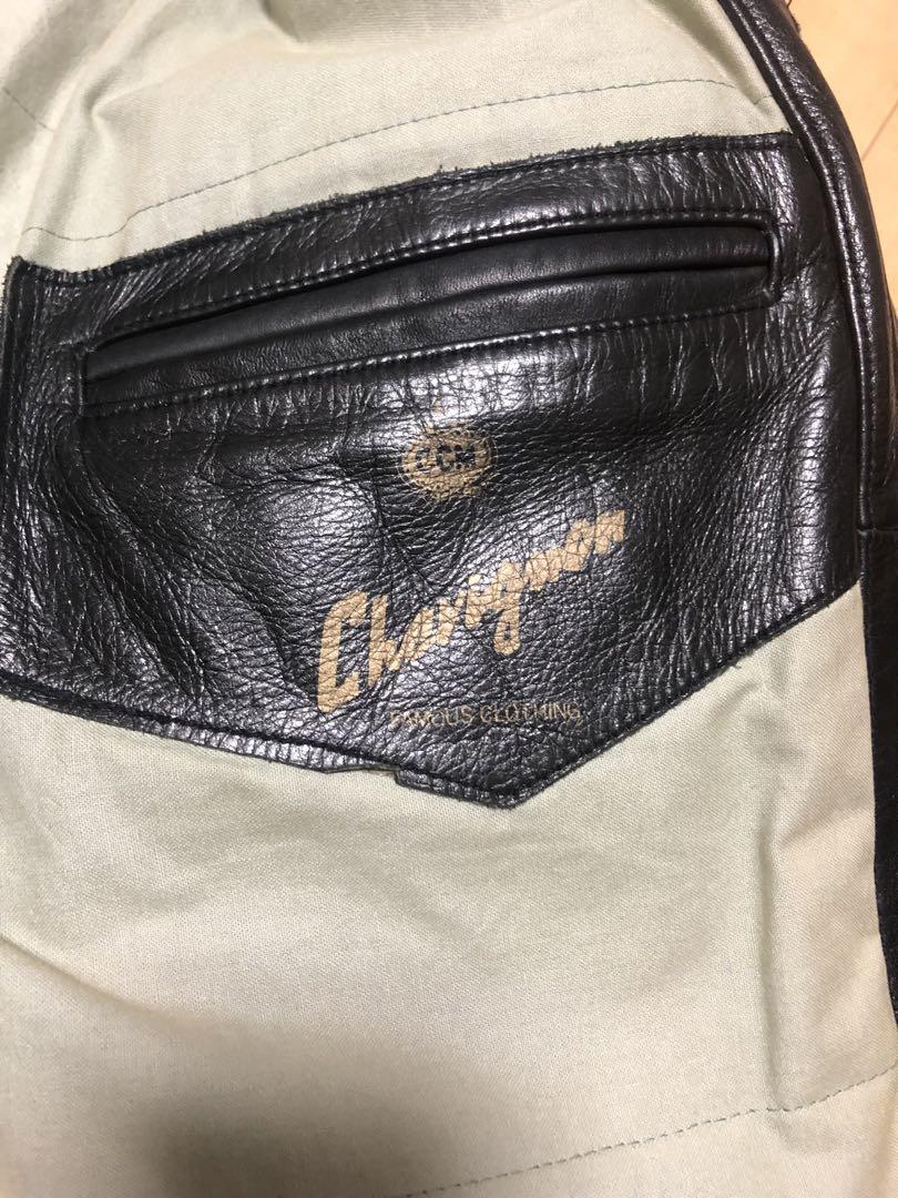 CHEVIGNON ブラック レザージャケット　70s 80s カーコート CHEVIGNON ブラック レザージャケット 70s 80s カーコート