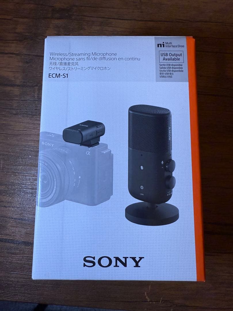 SONY ECM-S1 カメラ用ワイヤレス ストリーミングマイクロホン♥に近い