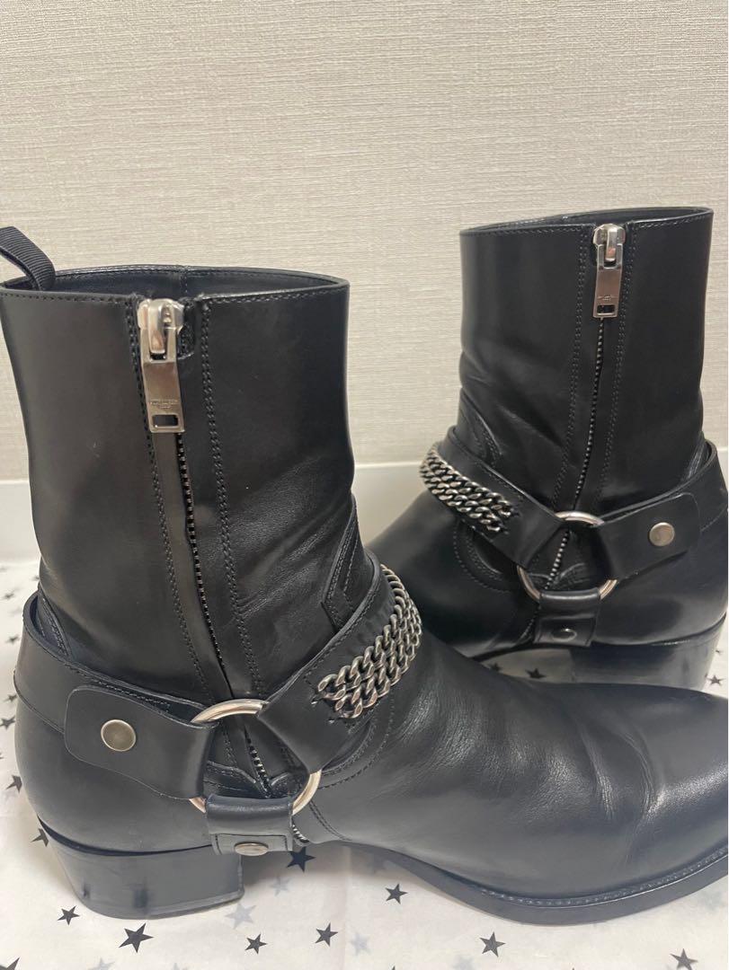 SAINT LAURENT PARIS サンローランパリ　チェーンリングブーツ