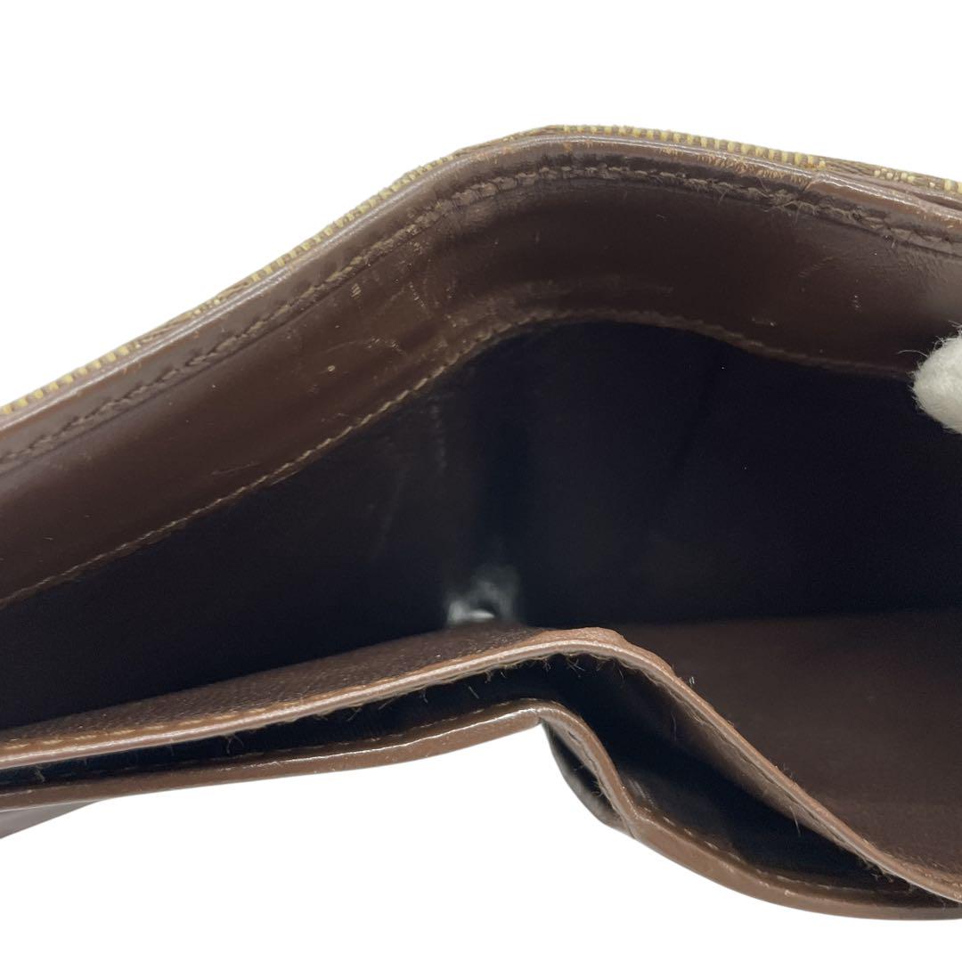 美品】GUCCI グッチ GGキャンバス ジャッキー金具 二つ折財布
