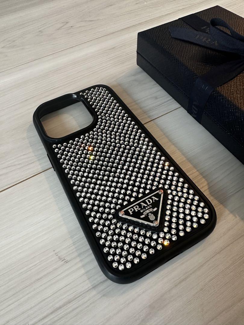 正規品 PRADA クリスタル iPhone 14PRO スマホ　ケース　カバー