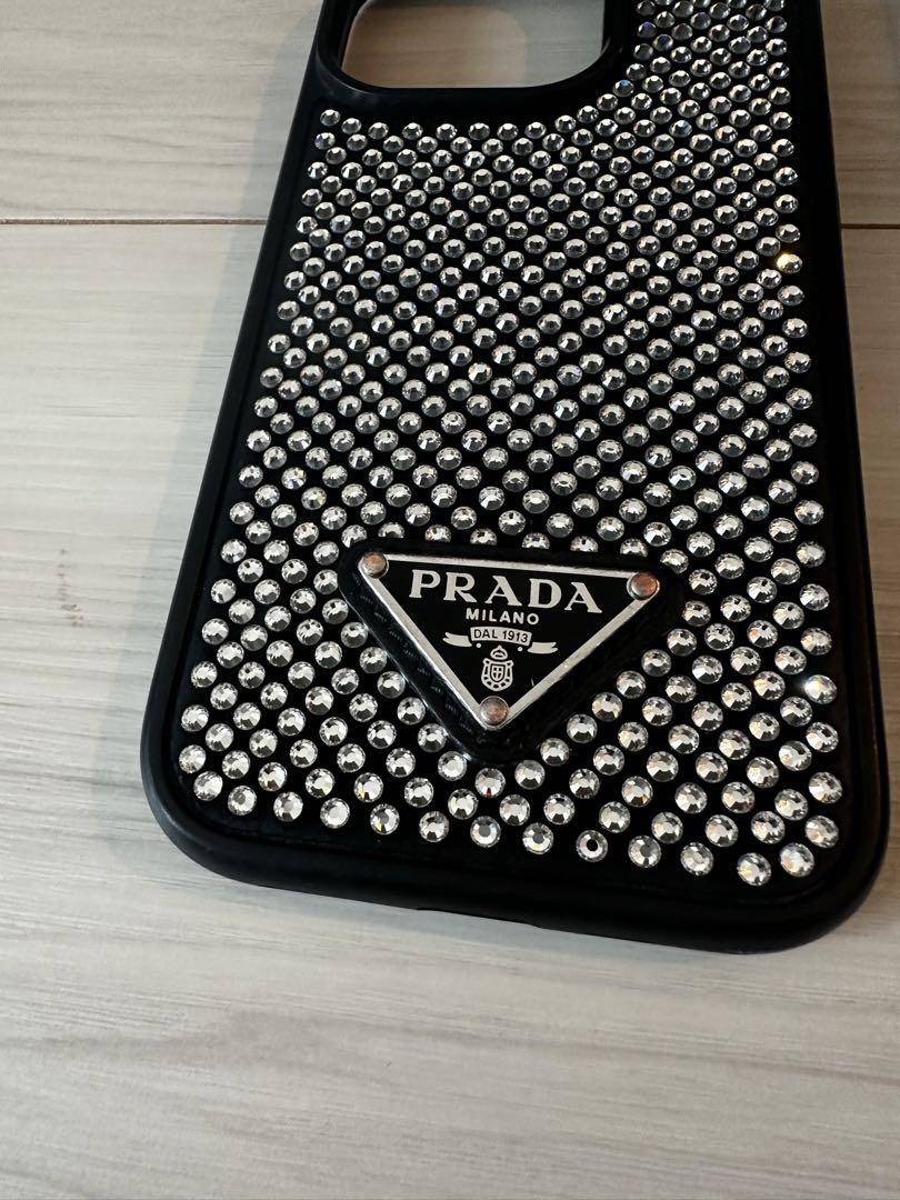 正規品 PRADA クリスタル iPhone 14PRO スマホ　ケース　カバー