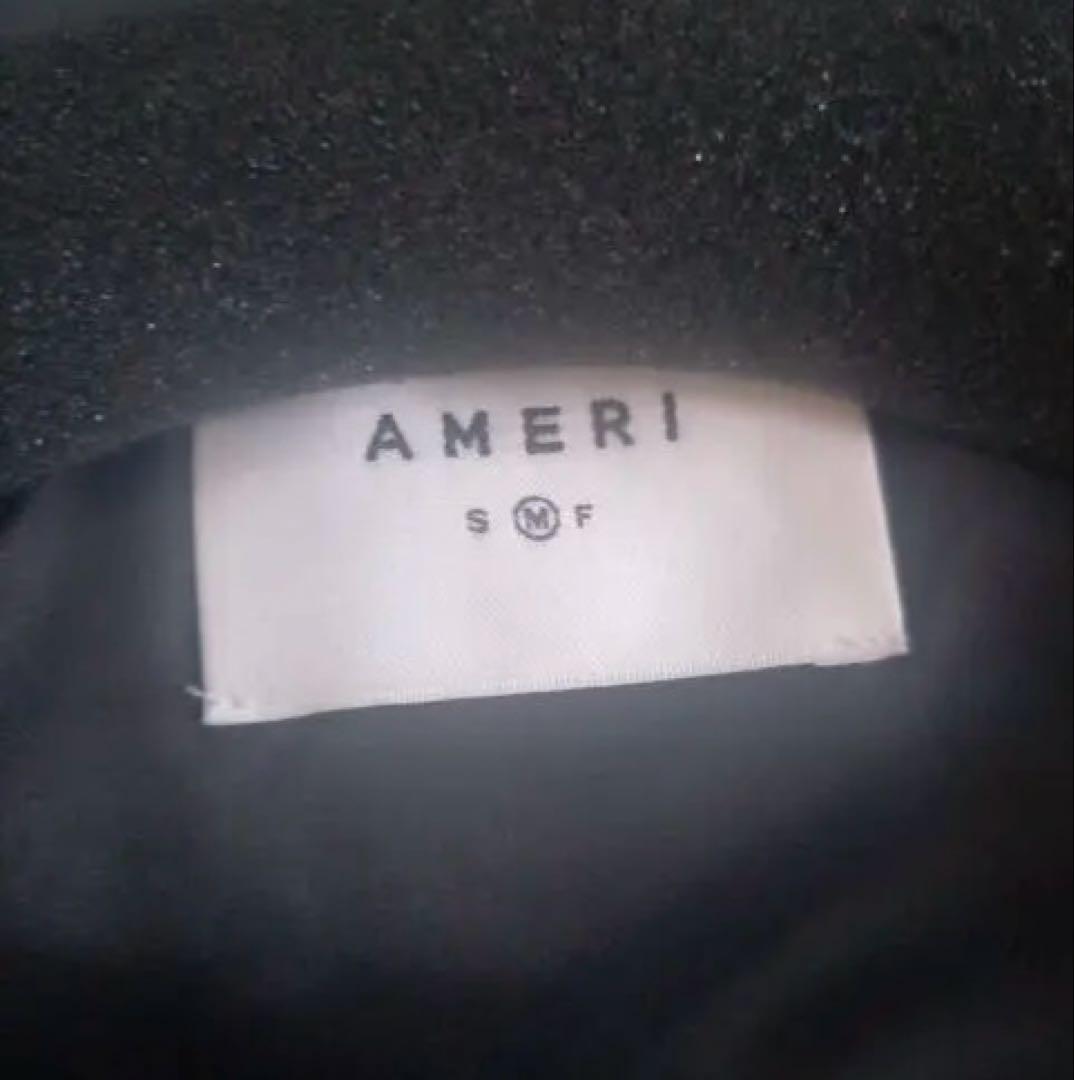 AMERI ベロアキルティングブルゾン AMERI ベロアキルティングブルゾン