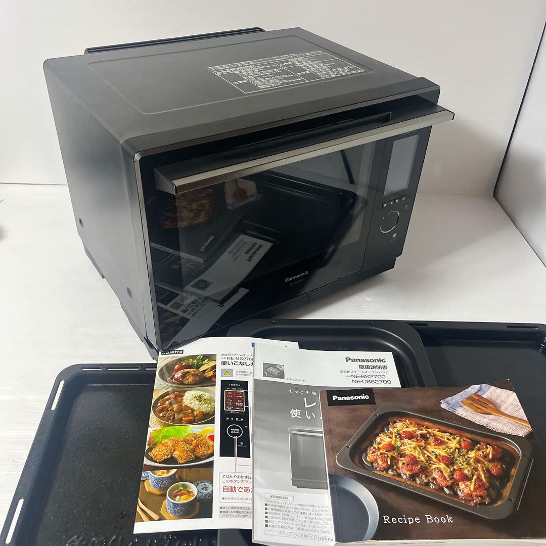 パナソニック ビストロ スチームオーブンレンジ NE-CBS2700 扉難あり
