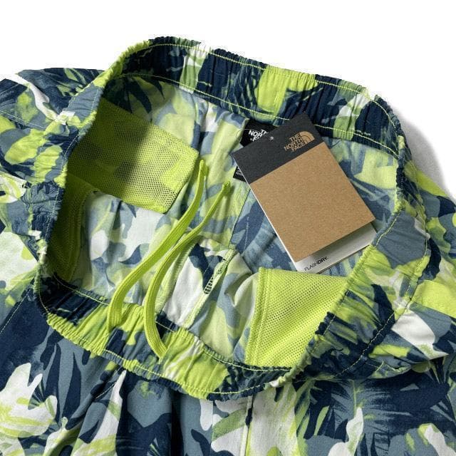 SALE/80%OFF】 ノースフェイス CLASS V ショートパンツ(M)緑 総柄
