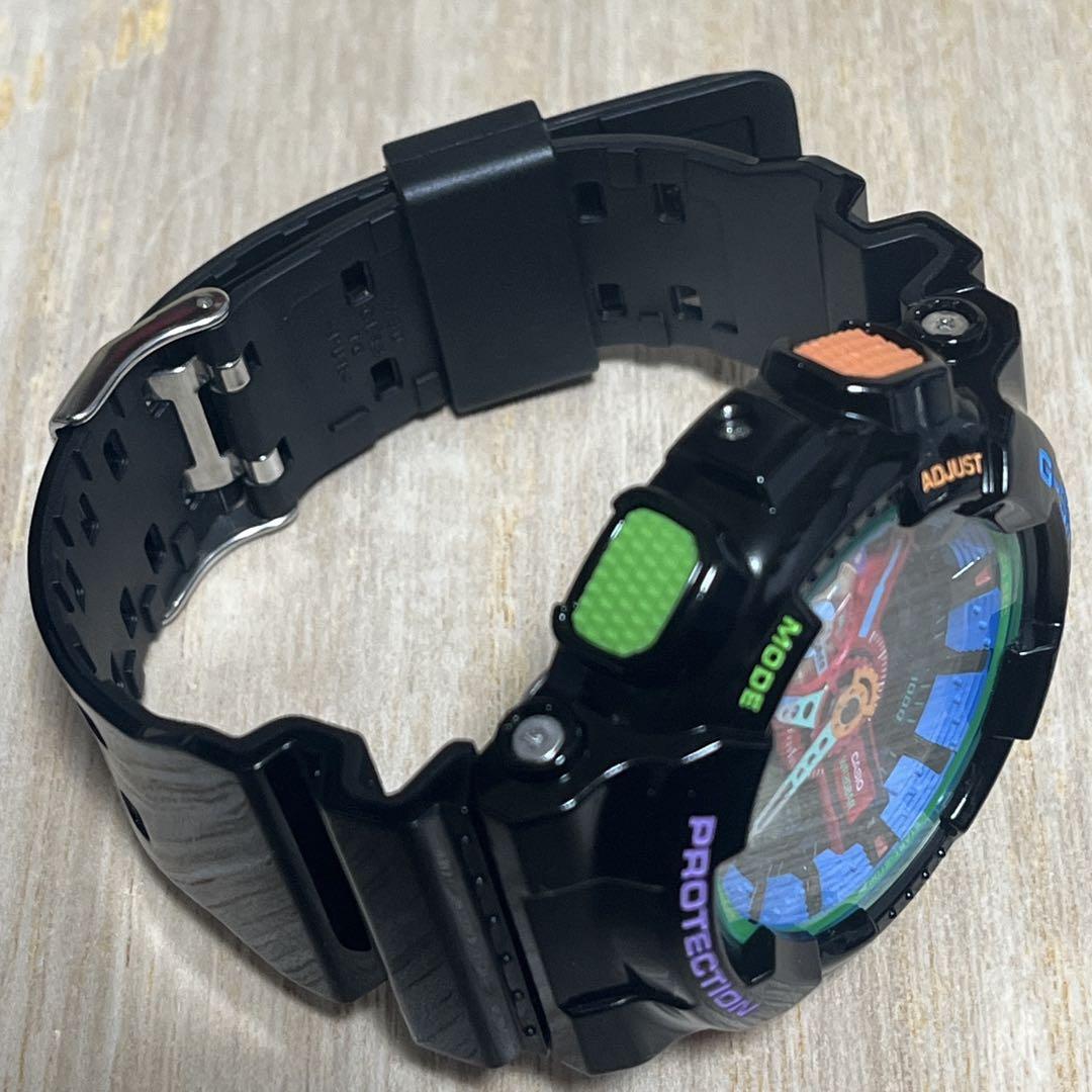 【外装新品に交換済】G-SHOCK GA-110MC-1AJFクレイジーカラーズ