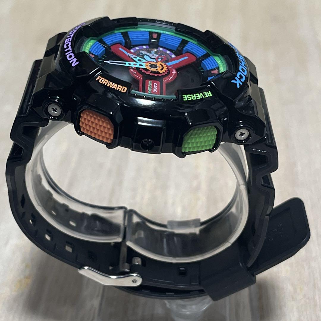 【外装新品に交換済】G-SHOCK GA-110MC-1AJFクレイジーカラーズ