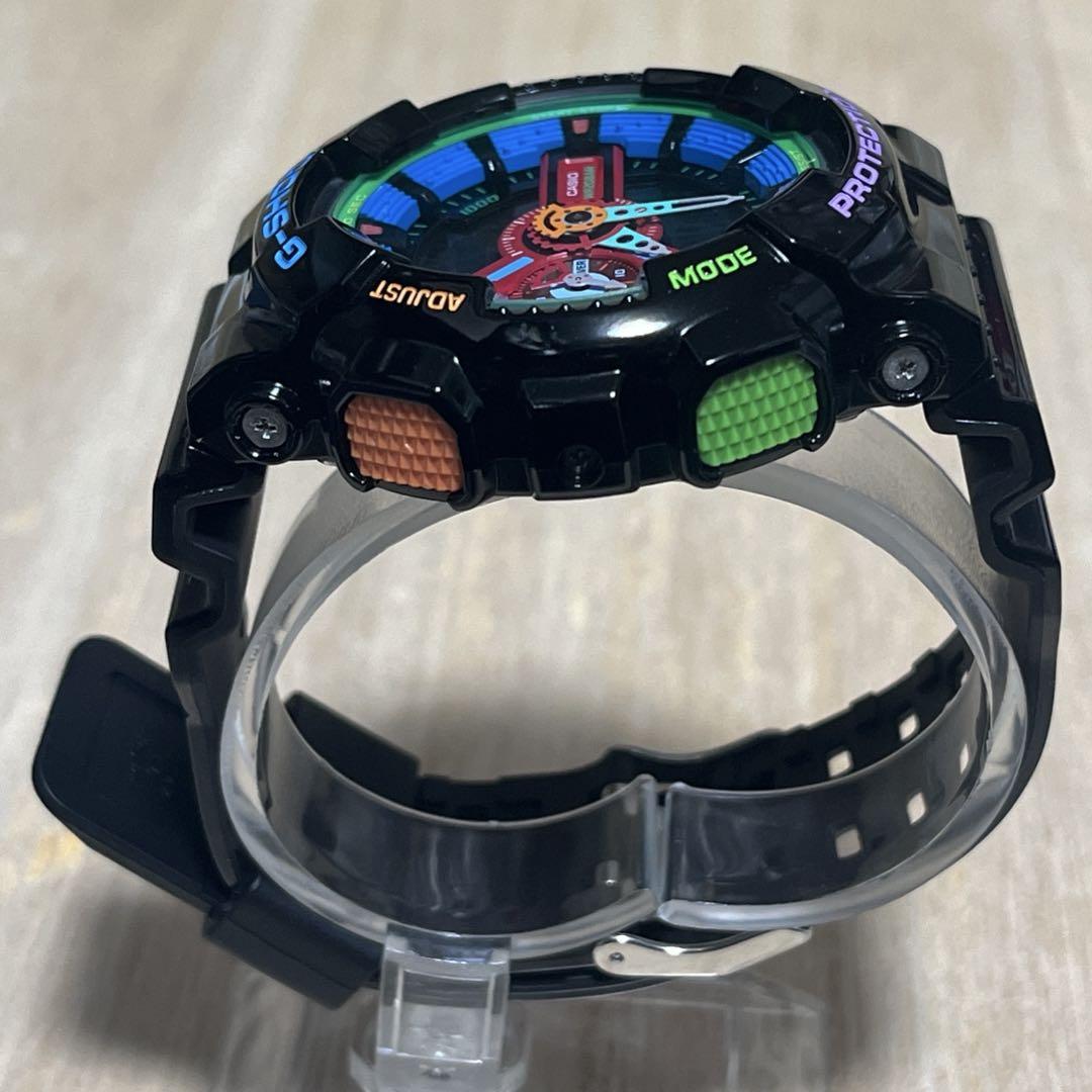 【外装新品に交換済】G-SHOCK GA-110MC-1AJFクレイジーカラーズ