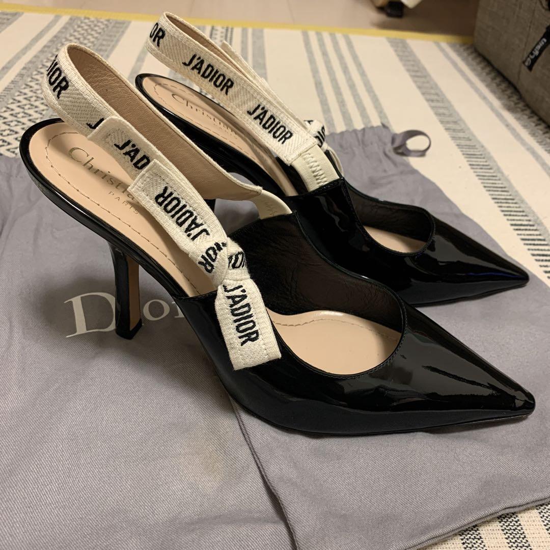 Christian Dior ブラック ハイヒール J'ADIOR