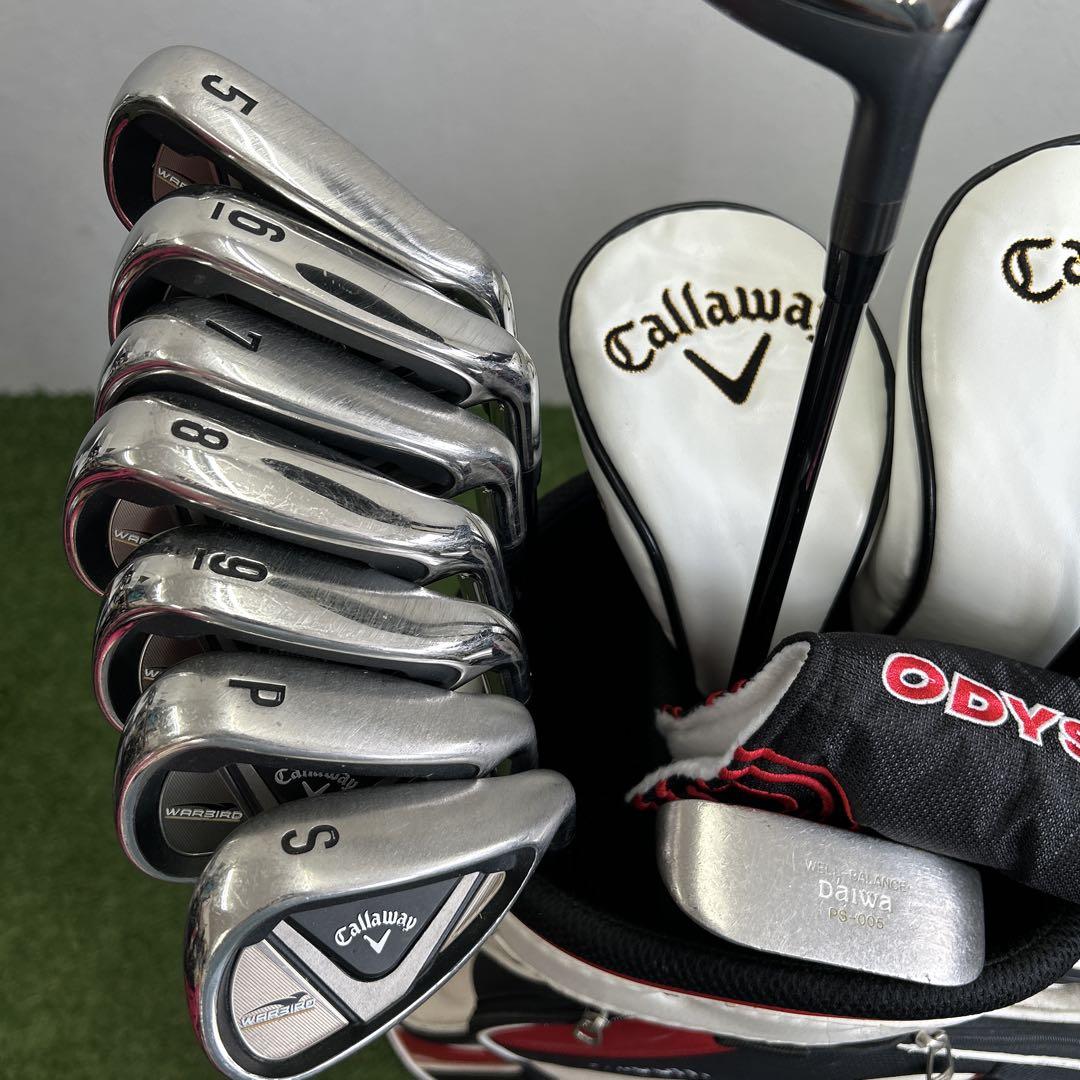 バッグ新品‼️Callaway warbird メンズゴルフクラブセット