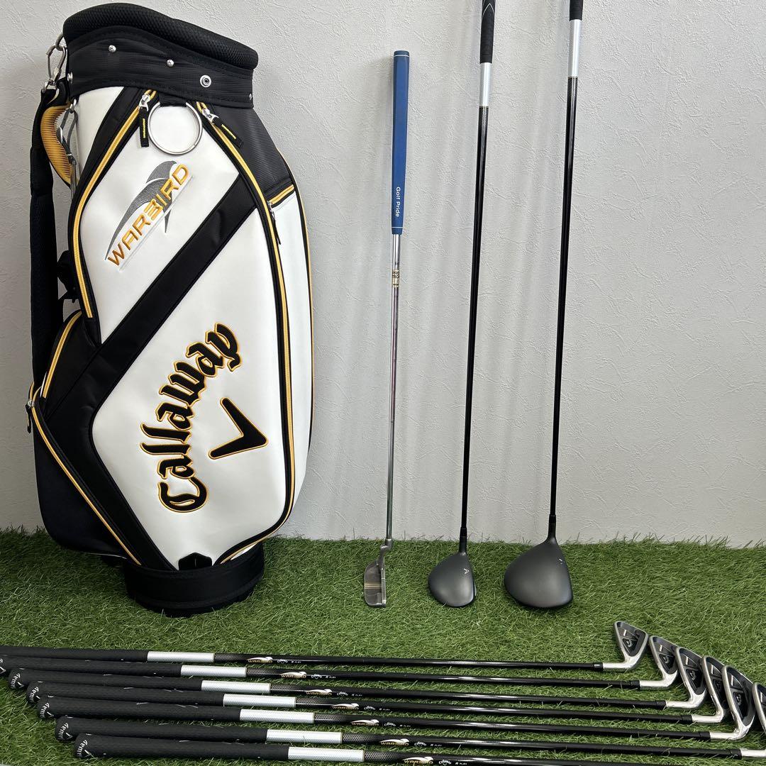 バッグ新品‼️Callaway warbird メンズゴルフクラブセット