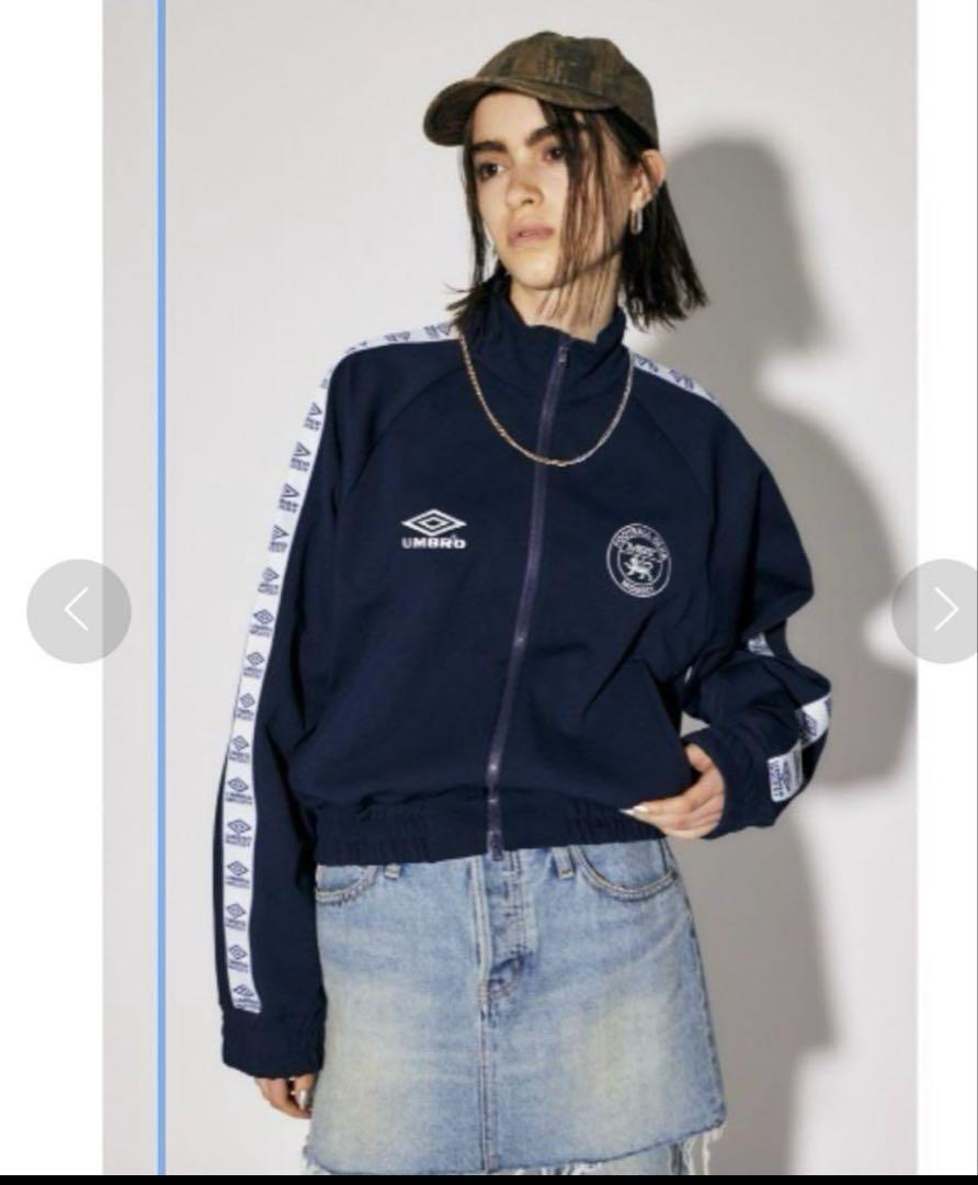 【美品】Moussy UMBRO コラボ　トラックジャケット