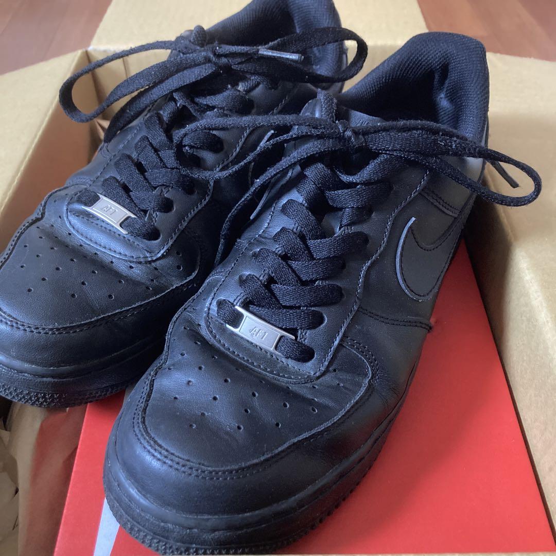 Nike Air force 1 ブラック　黒　bboy ストリート　27cm
