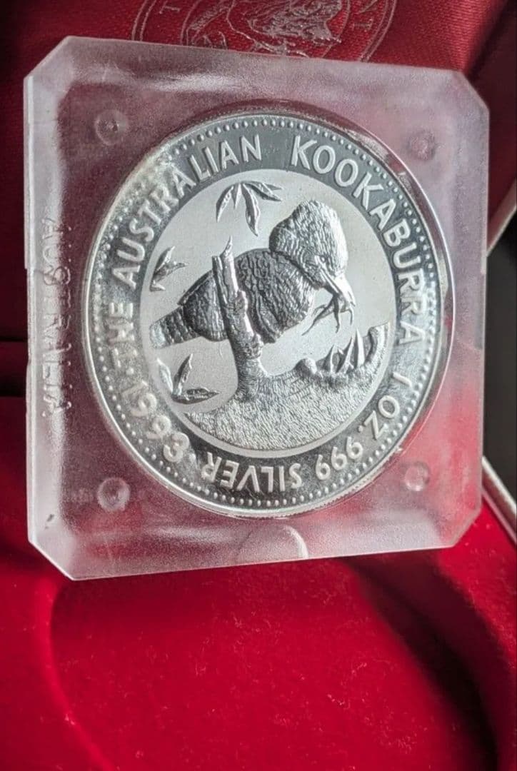 珍品　1993 Australian Kookaburra 1oz 銀貨