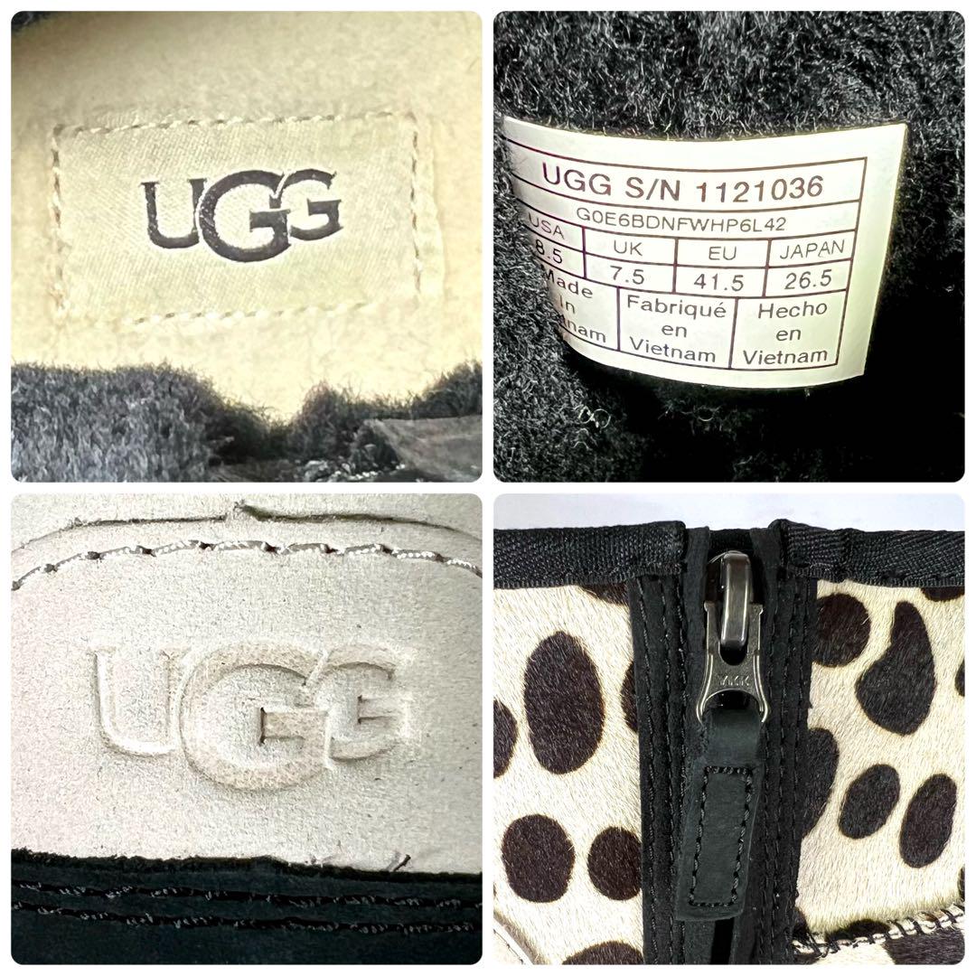 【新品未使用】UGG クラッシック ダルメシアン ムートンブーツ 26.5
