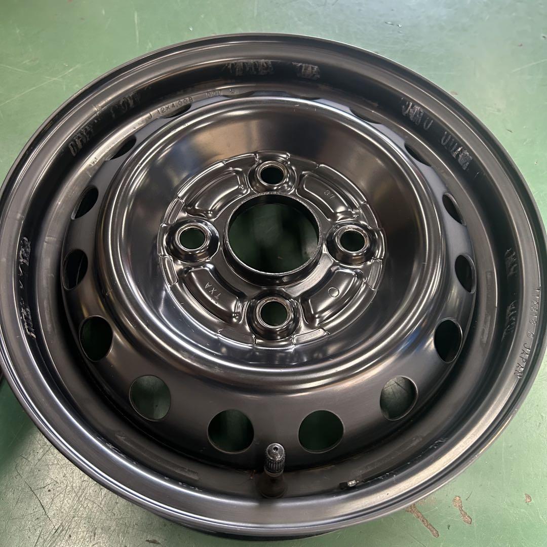 中古スチールホイール12Ｘ4.0　ホンダＮ-ＶＡＮ純正スチールホイール4本セット