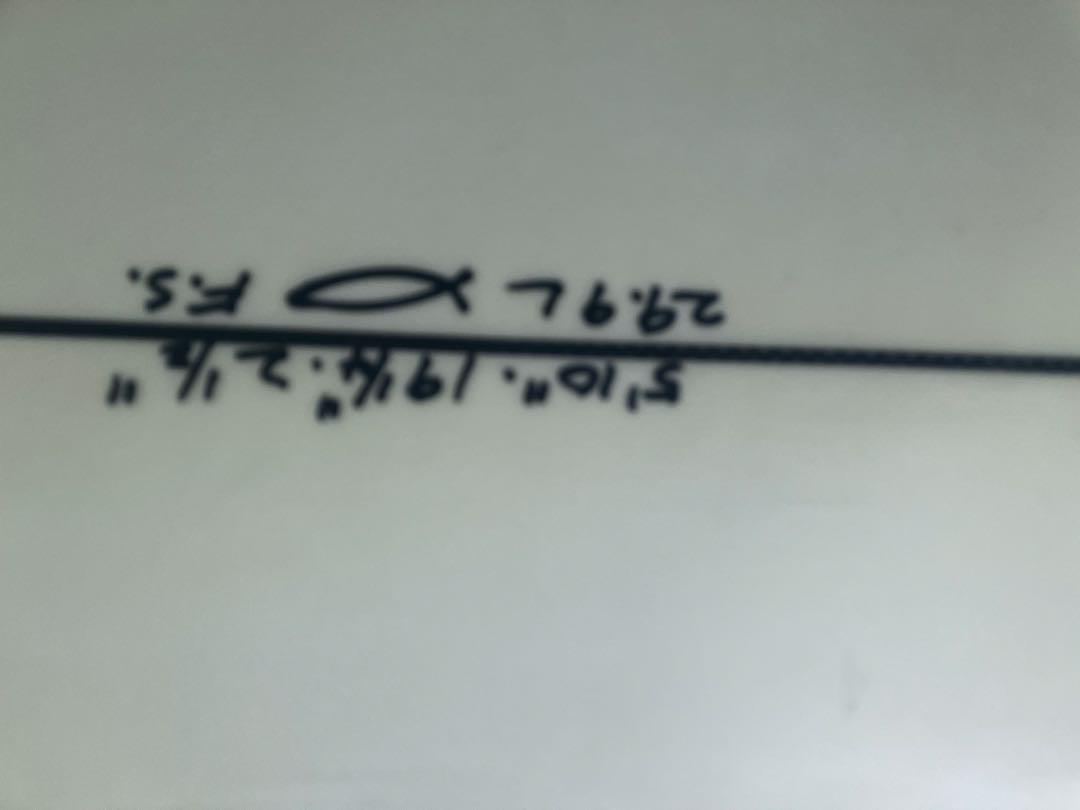 CI Fred stubble 5’10 thunder bolt