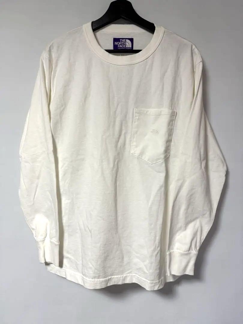 ノースフェイス パープルレーベル Tシャツ NT3102N M ホワイト