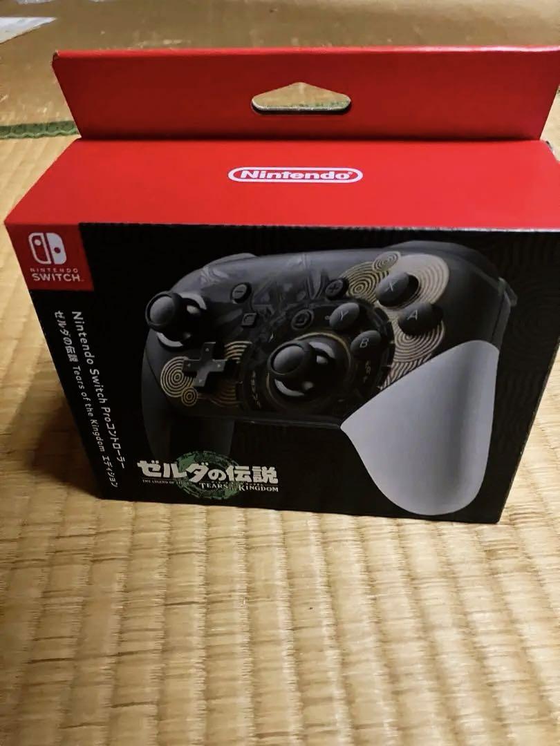 【新品】Switchプロコン ゼルダの伝説 ティアーズ オブ ザ キングダム