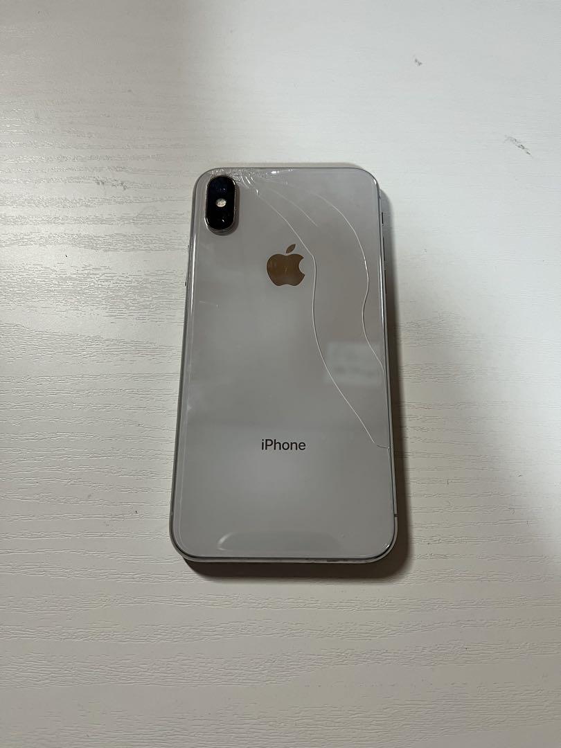 スマートフォン本体 iPhoneX silver 64GB