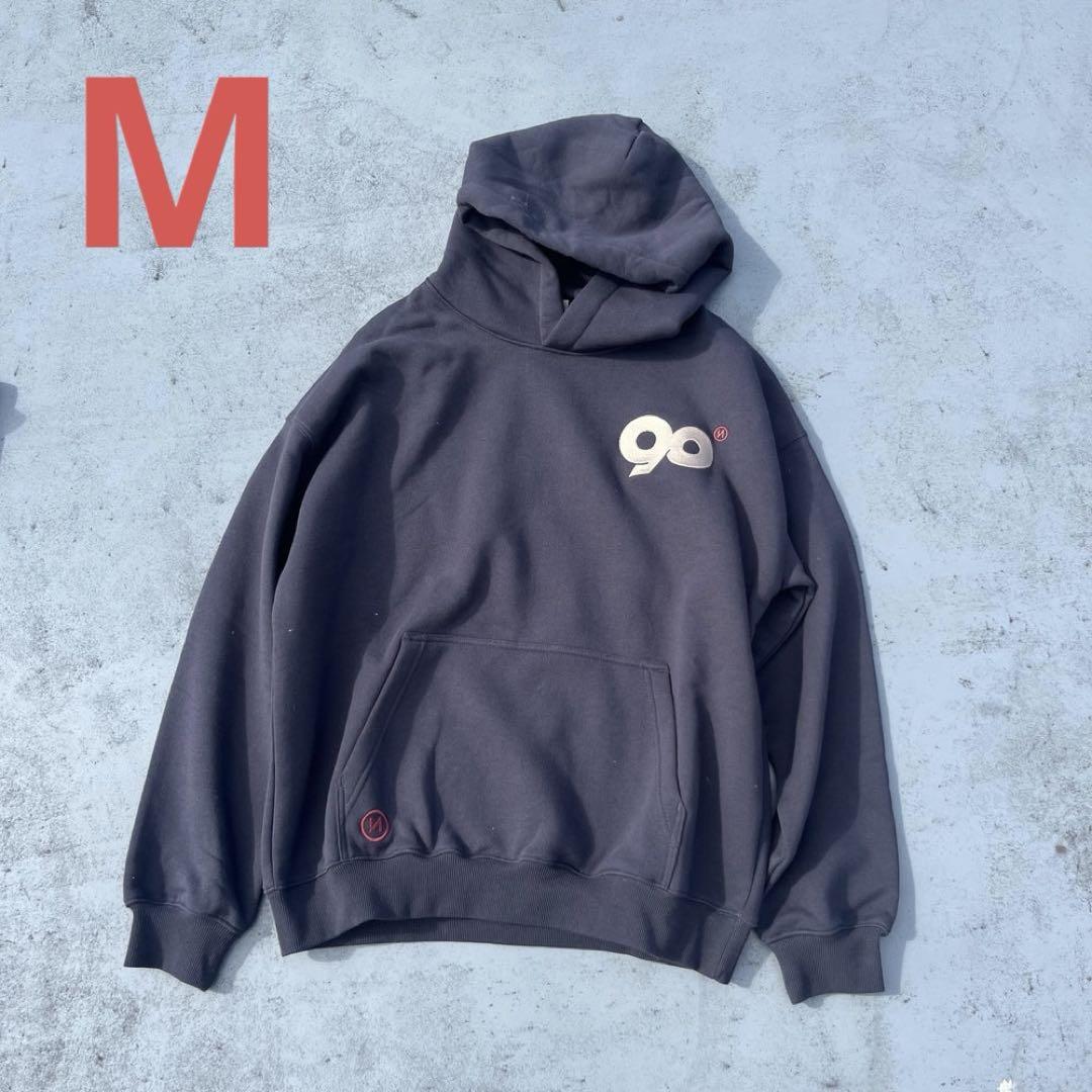 9090 パーカー 90 Logo Original Hoodie M