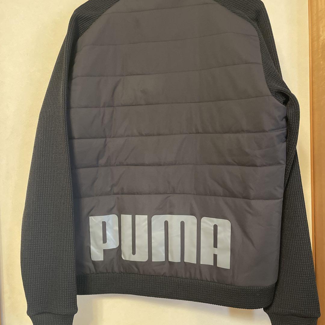 ＰＵＭＡ プーマ ゴルフ 中綿ジップジャケット【ブラック/L】新品