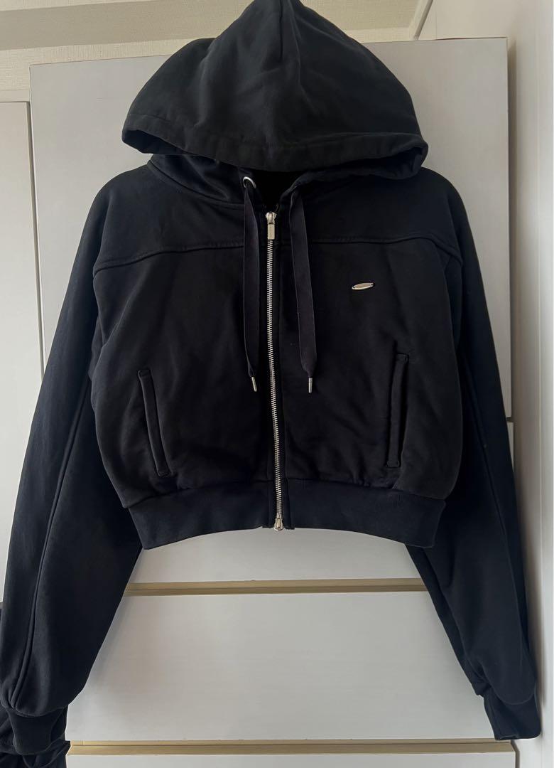 トップス MAISON SPECIAL Front Zip Short Hoodie