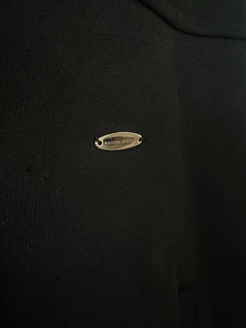 トップス MAISON SPECIAL Front Zip Short Hoodie